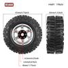 1.9'' Crawler Tires Mud Slingers Tyre OD 3.75'' For 1/12 RC Crawler MJX H12Y+ MN-128 MN82S LC79 1.9'' Beadlock Wheels (Silvery) view 2