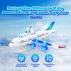 AtomDream Tech Aeroplane Toy - Electric Aeroplane Toy with Flashing LED Lights & Sounds Bump and Go Mechanism, Durable ABS Construction, for Kids Ages 3-8 view 2