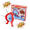 Balloon Blast Party Game Set, Family Fun Tabletop Game with 9 Balloons, 9 Sticks, Dice, Stand, Red Frame view 2