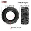 1.9'' Crawler Tires Mud Slingers Tyre OD 3.75'' For 1/12 RC Crawler MJX H12Y+ MN-128 MN82S LC79 1.9'' Beadlock Wheels (Tires) view 2
