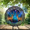 10-Inch Metal Wind Spinner Spotted Deer in Starry Night 3D Animal Wind Spinner, Unique Metal Hanging Kinetic Wind Sculpture Ornament Gifts for Women Yard Art Garden Patio Lawn Indoor Outdoor Decor (1) view 2