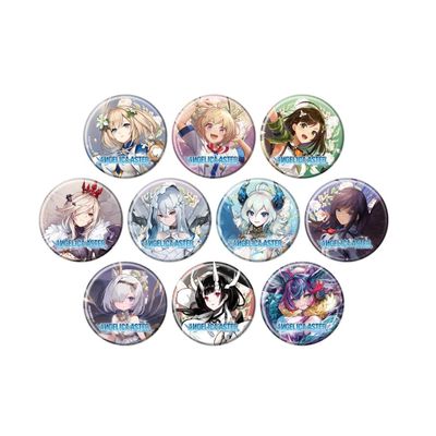 Angelica ASTER 01 (Official Illustration) Can Badge Complete Set, Box of 10
