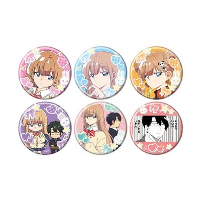 A cute girl seen at the station today. 01 (Official Illustration) Tin Badge Complete Set, Box of 6
