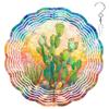 10-Inch Metal Wind Spinner Various Cacti 3D Plant Wind Spinner, Unique Metal Hanging Kinetic Wind Sculpture Ornament Gifts for Women Yard Art Garden Patio Lawn Indoor Outdoor Decor view 1