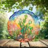10-Inch Metal Wind Spinner Various Cacti 3D Plant Wind Spinner, Unique Metal Hanging Kinetic Wind Sculpture Ornament Gifts for Women Yard Art Garden Patio Lawn Indoor Outdoor Decor view 2