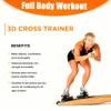 DIUNAOZI Simulated Ski Machine,Balance Board with Adjustable Resistance 0-100kg, Portable Ski Exercise Equipment, 330 lbs Capacity Balance Trainer for Full Body Workout with Ski Poles and Mats view 2