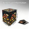 HGGJFLYX Deck Box for MTG/TCG/CCG, 100+ Sleeved Card Holder, PU Leather Trading Card Storage Box Case with Magnetic Closure, Quick Access for MTG Commander Game Cards, Cartoon Mushrooms view 2