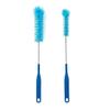 15.5 Inch Long Bottle Brush with 360 Rotating Head - Soft Bristles for Washing Glass, Narrow Neck Bottles, Wine Bottles, Vase, Hummingbird Feeder, Dishwasher Hose & Aquarium Tube, 2 Pack view 1