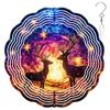 10-Inch Metal Wind Spinner Spotted Deer in Starry Night 3D Animal Wind Spinner, Unique Metal Hanging Kinetic Wind Sculpture Ornament Gifts for Women Yard Art Garden Patio Lawn Indoor Outdoor Decor (2) view 1