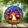 10-Inch Metal Wind Spinner Spotted Deer in Starry Night 3D Animal Wind Spinner, Unique Metal Hanging Kinetic Wind Sculpture Ornament Gifts for Women Yard Art Garden Patio Lawn Indoor Outdoor Decor (2) view 2