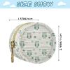 Cute Owls Hearts White Pattern Pacifier Holder Case with Clip Portable Pacifier Storage Pouch for Girls Boys view 2