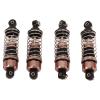 4PCS Shock Absorber for 1/18 RC Car, Aluminum Alloy RC Car Damper Suspension, CNC Machined Adjustable Height Oil Shock Absorber with Finish, High Strength Durable for HS18 view 3