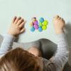Game - Korean Jacks, Weighted Pebble Stones, Hand Eye Coordination Training, Traditional Asian Folk Activity, Retro Childhood Play | Lunar New Year Chuseok Holiday Present view 3