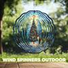 10-Inch Metal Wind Spinner Christmas Tree 3D Wind Spinner, Unique Metal Hanging Kinetic Wind Sculpture Ornament Gifts for Women Yard Art Garden Patio Lawn Indoor Outdoor Decor (1) view 4