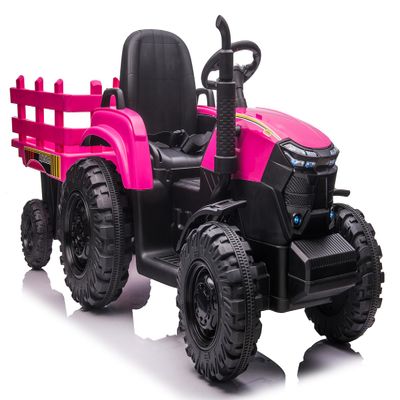 12V Ride on Car 7AH Electric Vehicle for Boys Girls Christmas Bithday Gift Pink