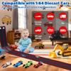 FUTESI Flexible Race Car Track for Kids 15 Ft Flex Tracks Starter Set Compatible with Diecast 1/64th Cars Portable Rolls Up Race Tracks with Strong Suction Cups Birthday Gifts for Boys Girls Ages 3+ view 2