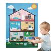 Felt Storyboard | Room Decor Felt Board Game | Sensory Learning Toy for School, Preschoolers, Boy Skill Development, Girl, Home, Playtime, Travel, Aged 3+ view 3