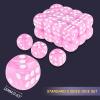 24 of Pack 16MM 6 Sided Dice Set,Pearl Pattern D6 Game Dice Set, 6 Sided Standard Dices for Yahtzee, Bunco or Teaching Math,with Portable Dice Pouch(Light Purple Pearl) view 2