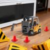 1:64 Scale Alloy Mini Forklift RC Car | Fully Proportional 2.4GHz Remote Control & App Control | Full Metal Body with Realistic Lifting Mechanism Gift Model view 2