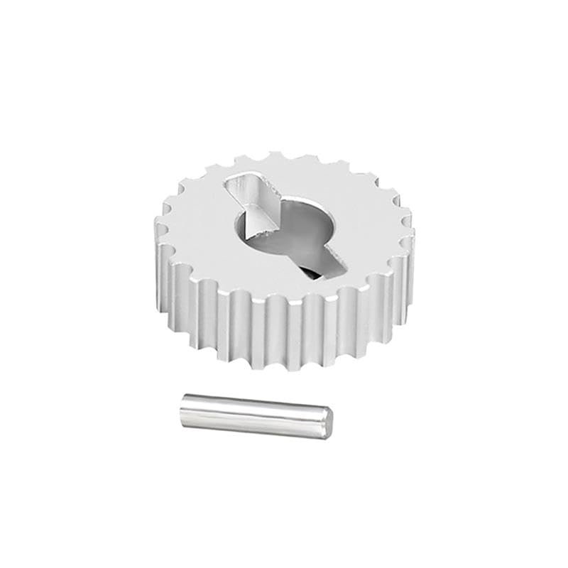QFFBMTE for OMP-Hobby M4 RC Helicopter Tail Synchronous Pulley(Silver)