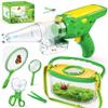 HAIMST Bug Catcher for Kids, Bug Vacuum Catching Kit with Bug Collector Butterfly Net Magnifying Glass Bugs Grabber Insect Catcher Tweezers, Outdoor Explorer Toys Gift for Kids Age 3-12 view 1