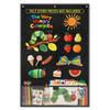 AKAYOK 24"x36" Felt Board for Classroom & Home - Flannel Story Board with Magnets, Transparent Pocket & 30 Self Adhesive Dots | Interactive Learning, Visual Schedule, Storytelling for Teachers & Kid view 1