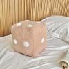 7.9 X 7.9 in Dice Pillow, Cube Dice Pillow, White Plush Dice Pillows for Bed, Fun Throwable Cube Dices Pillows, for Gaming Room Decor, Couch, Bedroom (20 * 20cm,Pink) view 1