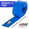 15ft Flexible Race Track for Kids Portable Roll up Flex Track Race Cars with Suction Cups & Dual Orbits DIY Play Fun for Boys Girls Indoor Outdoor Blue view 2