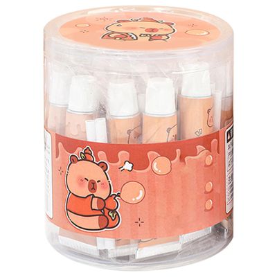 20PCS Plastic Bubbles with Straw, Safe Fun Blow Plastic Bubbles for Kids, Portable Bubble Toys with Box for School Party Indoor Outdoor Birthday Gifts