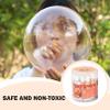 20PCS Plastic Bubbles with Straw, Safe Fun Blow Plastic Bubbles for Kids, Portable Bubble Toys with Box for School Party Indoor Outdoor Birthday Gifts view 3