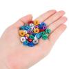 8PCS Flange M4 Lock Nuts Aluminum M4 Wheel Hardware for 1/10 RC Crawler TRX4 SCX10 Axial HPI TLR ECX Model Car Vehicles Upgraded Replacement Parts (Orange) view 4