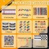 150PCS Race Car Party Favors Set, Race Car Themed Birthday Decorations Supplies, Goodie Bags Keychains Glasses Stickers Straws Flags, Racing Car Party Favors Easter Gifts Classroom Rewards for Kids view 2