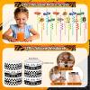 150PCS Race Car Party Favors Set, Race Car Themed Birthday Decorations Supplies, Goodie Bags Keychains Glasses Stickers Straws Flags, Racing Car Party Favors Easter Gifts Classroom Rewards for Kids view 4