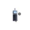 12V 24V 36mm DC Planetary Gear Motor 6-Wire with Brake Brushless Motor Adjustable Speed Can CW CCW Motors 36GP-3650(24V 1538RPM_8MM ONLY Motor) view 2