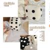 7.9 X 7.9 in Dice Pillow, Cube Dice Pillow, White Plush Dice Pillows for Bed, Fun Throwable Cube Dices Pillows, for Gaming Room Decor, Couch, Bedroom (20 * 20cm,Black) view 4