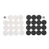 Aumotop Plastic Durable Black White Checkers Set for Home Leisure and Entertainment Games for Kids Children view 1