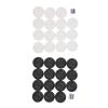 Aumotop Plastic Durable Black White Checkers Set for Home Leisure and Entertainment Games for Kids Children view 2