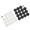 Aumotop Plastic Durable Black White Checkers Set for Home Leisure and Entertainment Games for Kids Children view 4