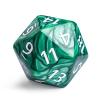 20 Sided DND Dice,D20 Giant Polyhedral Dice,55mm Titan Large Pearl Color D20 Dice,20 Sided Cube D&D Dice Set for Dungeons and Dragons, RPG, MTG Table Games(Green-Pearl Series) view 1
