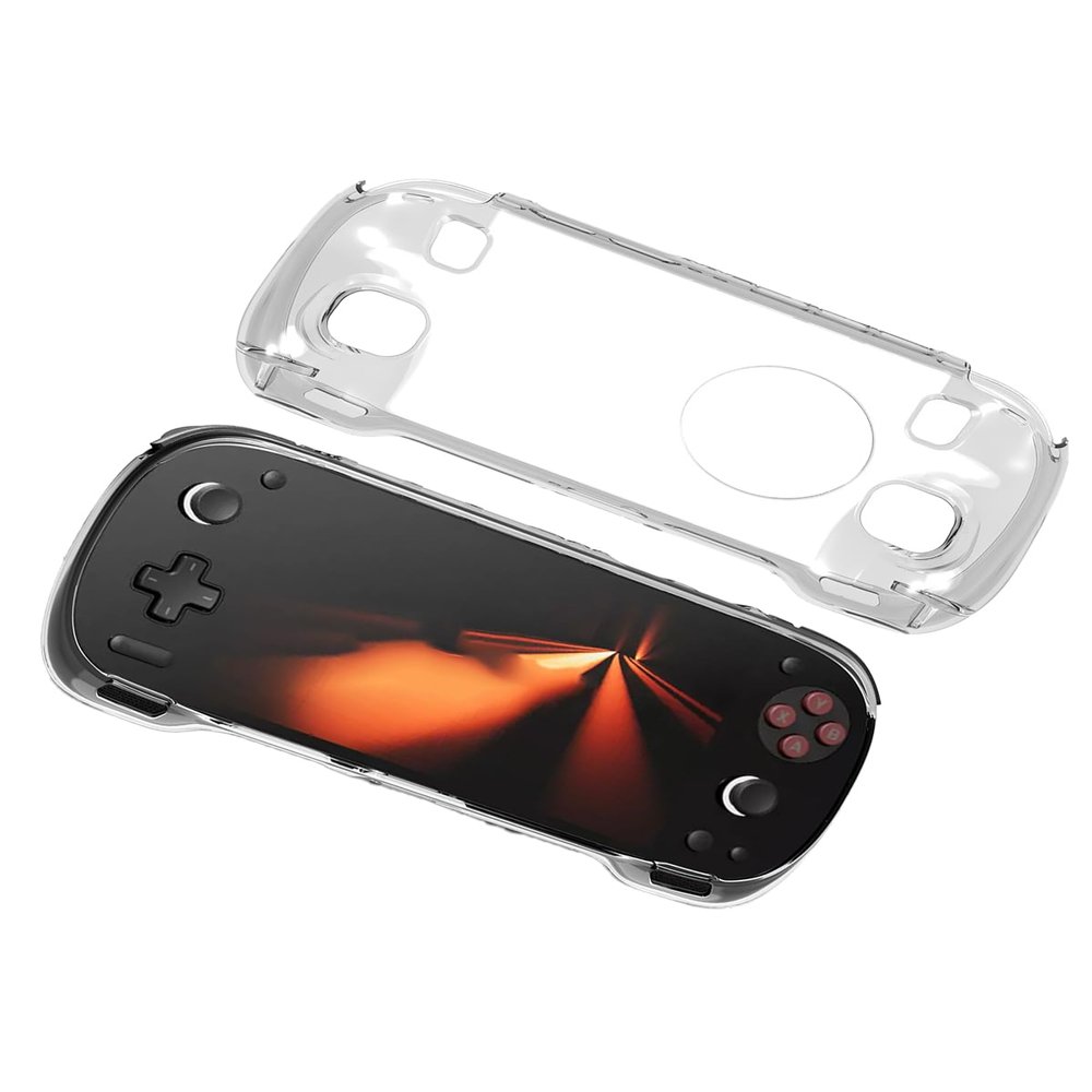 Compatible with AYANEO KONKR Pocket FIT Handheld Game Console,UYRUREL Soft TPU Material, Shock-Absorbing and Anti Drop Protection Soft Shell,Clear