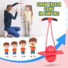 GCCSJ Pogo Ball for KidsJumping Toy for Ages 5+, Sturdy Pogo Stick Alternative with Handle, Safe Hopper Ball for Outdoor Play, Boys & Girls Red view 4