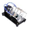 4/8/12 Coil Electromagnet Engine Model, V-Shaped Motor with LED Lights, High-Tech Physics Experiment Models, Integrated Boost Circuit, Quiet and Durability(4Coil) view 1