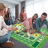 Capoda 2 Pcs Football Party Game Football Twist Pose Mat with Spinner Sport Poses Floor Mat Spinner for Sport Game Day Tailgate Party Family Classroom School Activity view 4