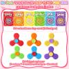 24 PCs Valentines Day Cards with Fidget Spinner for Kids Classroom, Textured Sensory Fidget Toys with Valentine Cards, Kids School Classroom Exchange Prizes Gifts Rewards Stress Relief Party Favors view 4