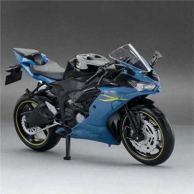 Collection Motorcycle Model Toy Diecast Alloy Decorative Gift 1:12 for for NIJIA ZX-6R Collection(Blue)
