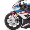 Collection 1/12 for BMW S1000RR Alloy Toys Diecast Front Wheel Steering Rubber Tires Gifts Motorcycle Model(White) view 2