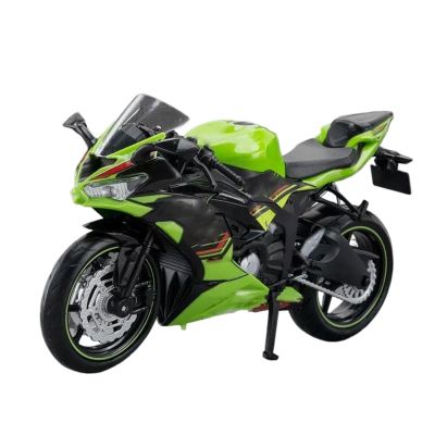 Collection 1/12 for for NIJIA ZX-6R Collection Motorcycle Model Toy Diecast Alloy Decorative Gift(Green)