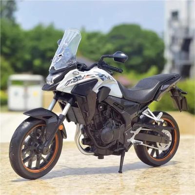 Collection 1/12 for H-ONDA CB400X Alloy Motorcycle Model Toys Diecast Rubber Tires Birthday Gift(Silver)