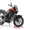 Collection 1/12 for H-ONDA CB400X Alloy Motorcycle Model Toys Diecast Rubber Tires Birthday Gift(Silver) view 3