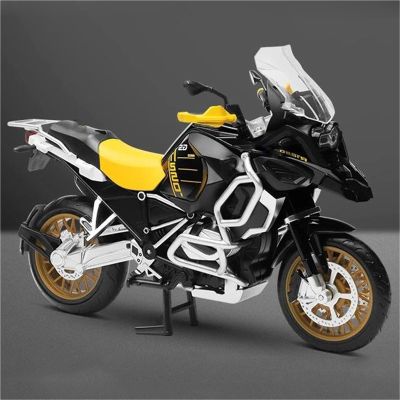 Collection 1/12 for BMW R1250GS Toys Birthday Gift Motorcycle Model Diecast Collection(Yellow)
